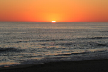 Sunset over Henties Bay, Namibia