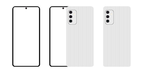 Modern smartphone, great design for any purposes. Smartphone mockup.