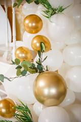 Colorful balloons for a fun holiday. Decoration and decor for a children's party