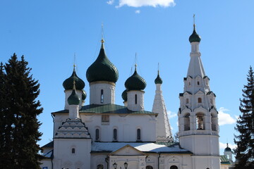 Historic monument Orthodox Church of Yaroslavl city - The Golden Ring travel itinerary Russia