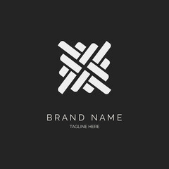 Fototapeta premium modern ornament logo design template vector for brand or company and other