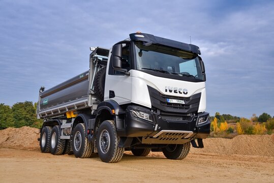 Iveco X-Way. A range of heavy trucks for road and terrain. 10-19-2021, Middle Bohemia, Czech Republic.