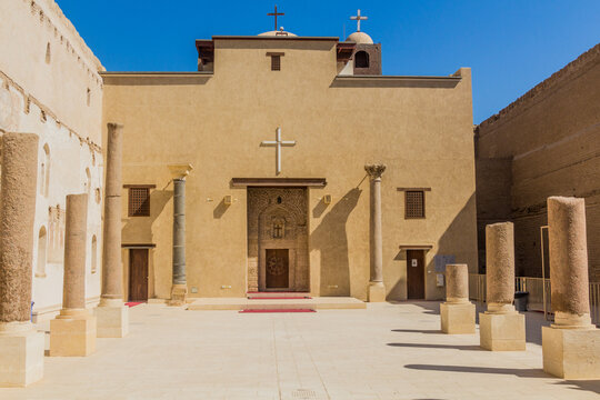 Red Monastery (Deir al Ahmar) near Sohag, Egypt