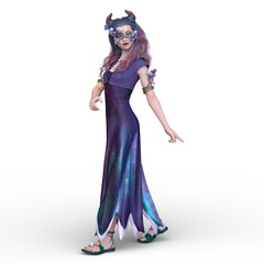 アイマスクの女性