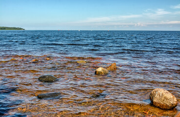 Lake Ladoga is located in the northwest of Russia. It is the largest freshwater lake in Europe.