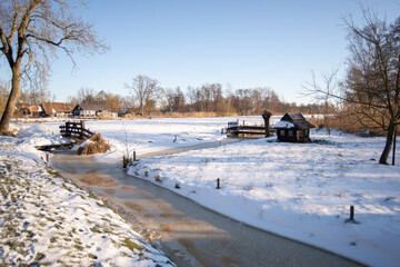 Giethoorn in winter