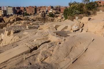 Unfinished obelisk in Aswan, Egypt
