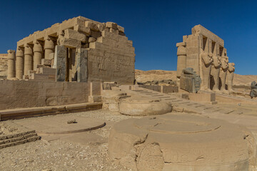 Ramesseum (Mortuary temple of Ramesses II) at the Theban Necropolis, Egypt