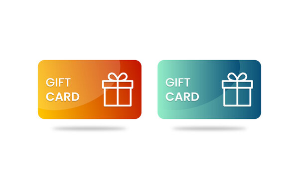 Loyalty program, customer gift reward bonus card,incentive gift, collect bonus, earn reward, redeem gift, win present card vector 