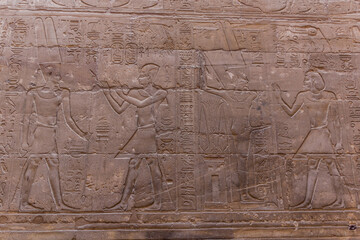 Walls of the Luxor temple, Egypt