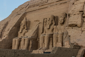 Great Temple of Ramesses II  in Abu Simbel, Egypt