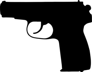 handgun EPS, handgun Silhouette, handgun Vector, handgun Cut File, handgun Vector