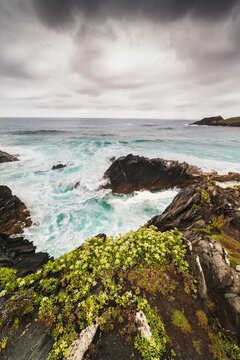 cloudy day at Loiba cliffs