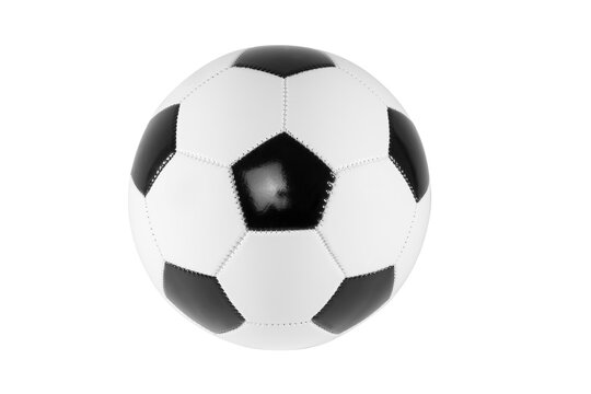 New soccer ball on white background. Football.