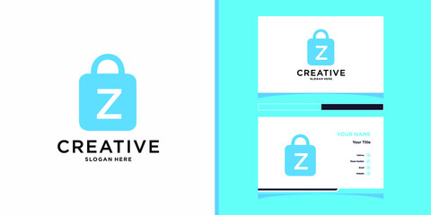 Lock logo design template