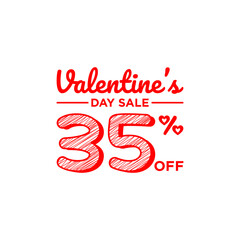 Valentine Day Sale 35% Off