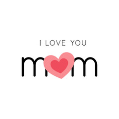 Happy Mother's Day. Vector illustration	