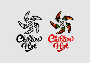Logo Chili Hot Illustration Template Good for Any Industry