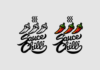 Logo Sauce Chili Vector Illustration Template Good for Any Industry