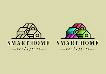 Logo Smart Home Vector Illustration Template Good for Any Industry