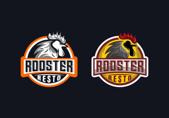 Logo Rooster Chicken Restaurant Vector Illustration Template Good for Any Industry