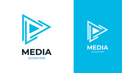 Triangle logo for media player