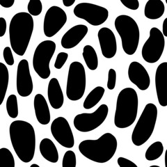 Vector seamless pattern with animal skin texture.
