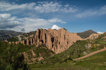 Randonnée en Bolivie à la Muela del diablo vers la capitale La Paz