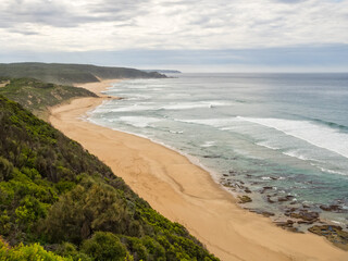 Johanna Beach photographed from Slippery Point - Johanna, Victoria, Australia