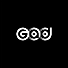 GAD Letter Initial Logo Design Template Vector Illustration © makrufi