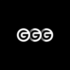 GGG Letter Initial Logo Design Template Vector Illustration