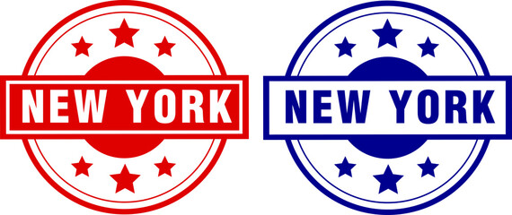 New York Stamp Vector