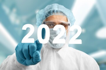 The doctor supports the numbers of the new 2022 year.