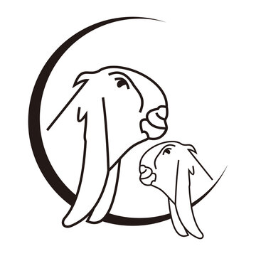 goat logo vector symbol illustration design
