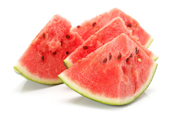 slice of watermelon isolated