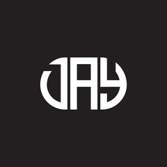 DAY letter logo design on black background. DAY creative initials letter logo concept. DAY letter design.