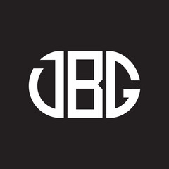 DBG letter logo design on black background. DBG creative initials letter logo concept. DBG letter design.