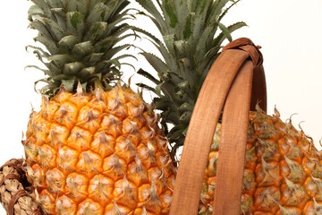 pineapple on a white background