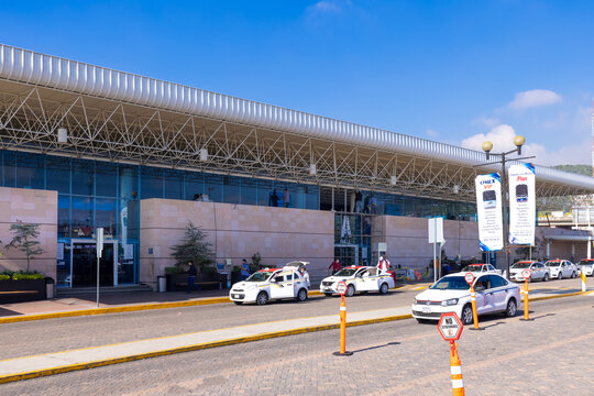 Morelia, Michoacan, Mexico, 20 September, 2021: Central bus station in Morelia, Michoacan, servicing intercity connections to Mexican destinations