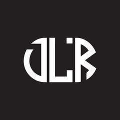 DLR letter logo design on black background. DLR creative initials letter logo concept. DLR letter design.