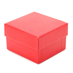 Red box on white background