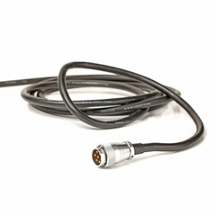 power plug on white background