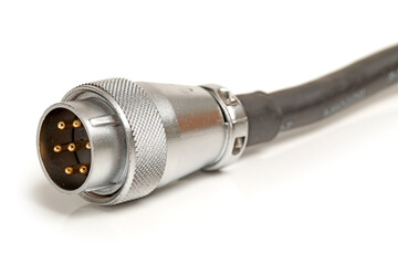 power plug on white background