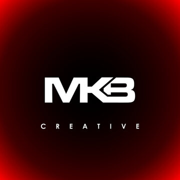 MKB Letter Initial Logo Design Template Vector Illustration
