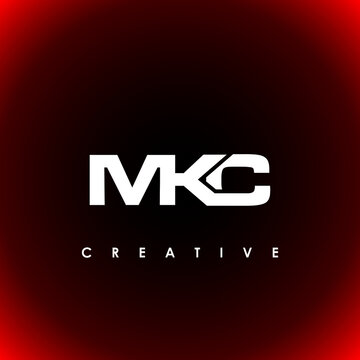 MKC Letter Initial Logo Design Template Vector Illustration