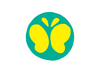 かわいい聴覚障がい者マーク／手描きイラスト