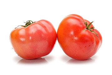 tomatoes isolated on white background