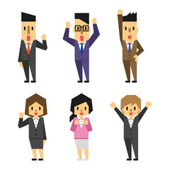 人物　アイコン　角人間