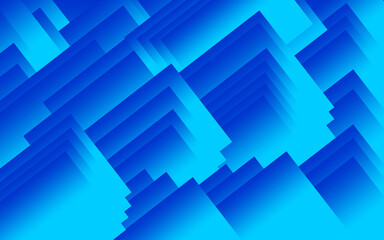 Soft blurred blue abstract shapes stacked for backgrounds and illustrations