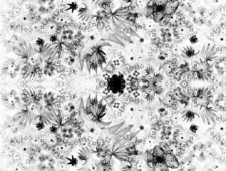 Naklejka premium Imaginatory fractal abstract background Image